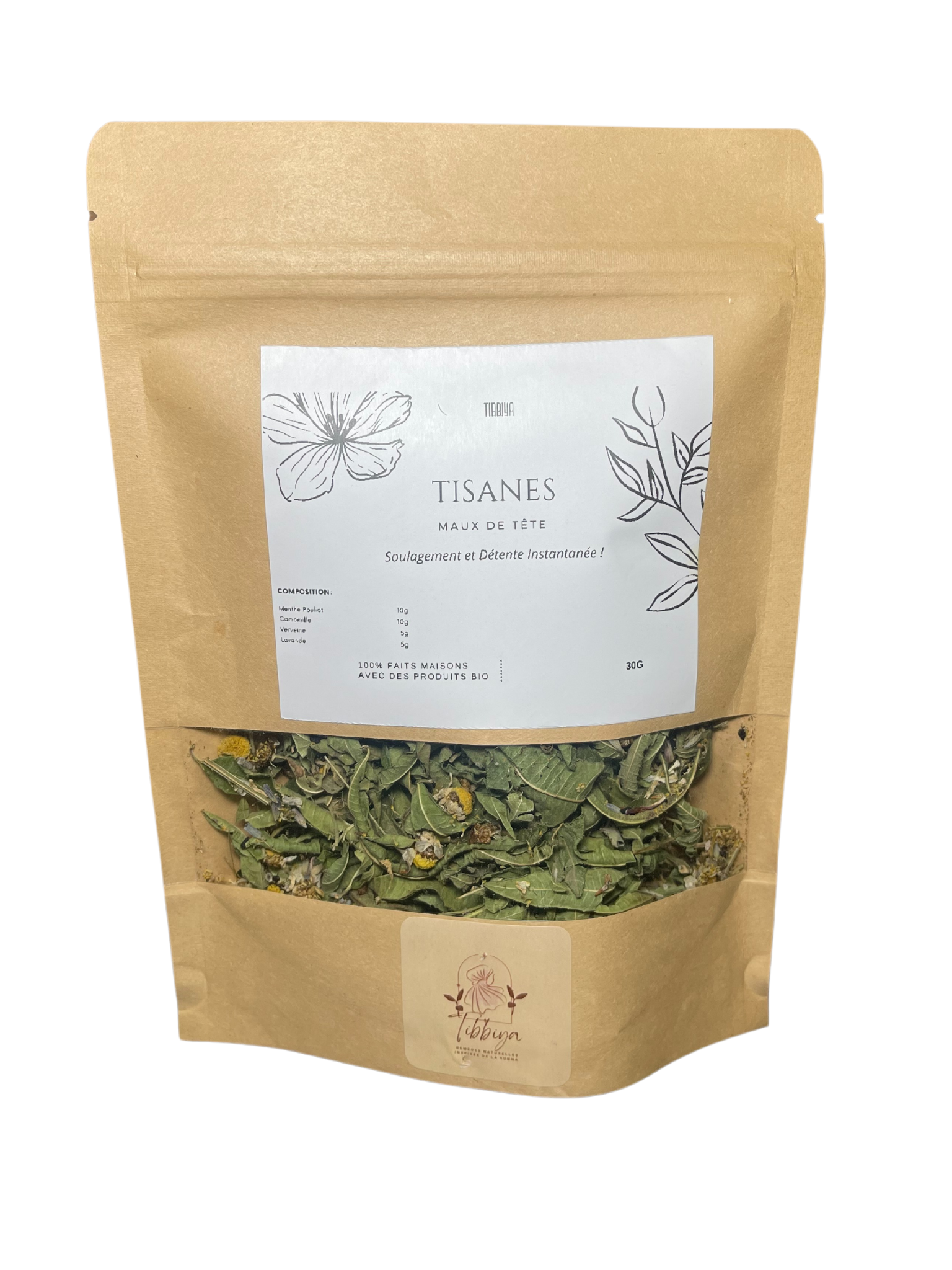 Tisane Maux de Tête – Soulagement et Détente Instantanée ! - Tibbiya